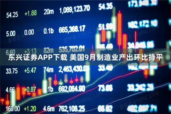 东兴证券APP下载 美国9月制造业产出环比持平